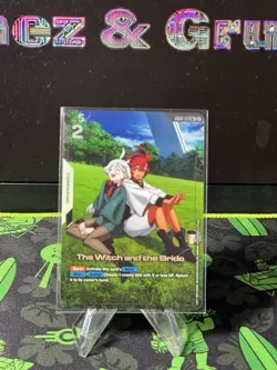 Gundam Card Game Newtype Rising GD01-117 The Witch And The Bride (R+) English - Image 1