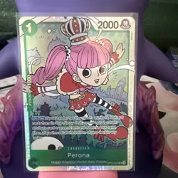 One Piece TCG Perona OP12-034 English Legacy of the Master Foil Card NM - Image 1