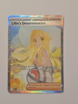 Lillie's Determination 184/132 - SIR - Mega Evolution - Pokemon Card - Image 1