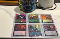 Final Fantasy & SpiderMan Lot Of 6 Cards Foil & Non MTG Magic The Gathering - Image 1