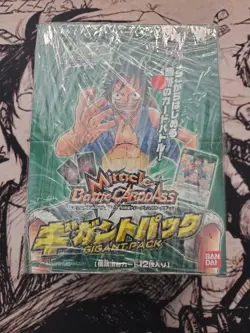 One Piece Miracle Battle Carddass Card - Gigant Pack Sealed Box - Japanese - Image 1