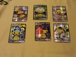 6Pikachu Pokemon Card Holo GX VSTAR VMAX GX EX Cosplay Art - Image 1