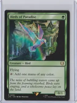 BIRDS OF PARADISE MTG Lord Of The Rings: Tales Of Middle Earth Rare Card - Image 1