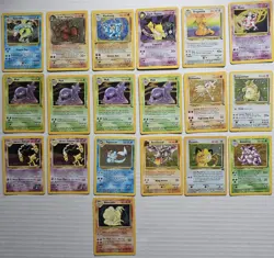 Vintage Pokemon Card Lot,Base set, Base set 2, Fossil, Jungle, and others - Image 1