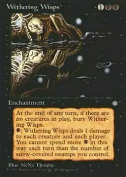 1x Withering Wisps - LP - Ice Age - mtg - SPARROW MAGIC - Image 1