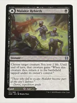 MTG Zendikar Rising Malakir Rebirth 111/280 NM - Image 1