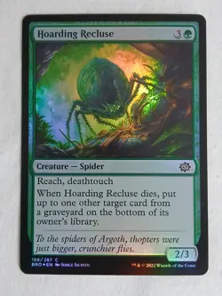 Hoarding Recluse 186 The Brothers' War Foil Magic the Gathering - Image 1