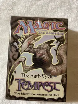 Magic the Gathering Tempest' the Slivers' Preconstructed Deck Box 1997 - Image 1