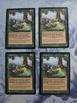 Nature's Lore x 4 - Portal - Magic the Gathering - MTG - Light Play - Image 1