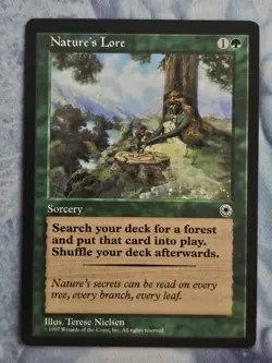 Nature's Lore x 4 - Portal - Magic the Gathering - MTG - Light Play - Image 4