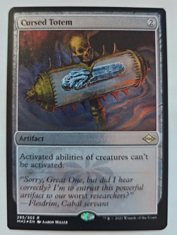1x Cursed Totem (Foil Etched) - Modern Horizons 2 (MH2) MTG - Image 1