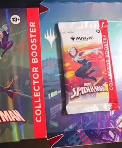 Magic The Gathering MTG Marvel's Spider-Man Empty Booster Pack - Image 1