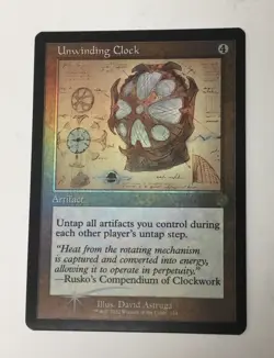 Unwinding Clock (Schematic) The Brothers' War: Retro Frame Artifacts Foil - Image 1