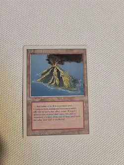 Volcanic Island Revised Edition Lightly Played MTG - Image 1