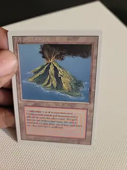 Volcanic Island Revised Edition Lightly Played MTG - Image 2