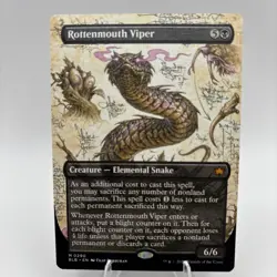 Rottenmouth Viper (Borderless) Bloomburrow Regular - Image 1