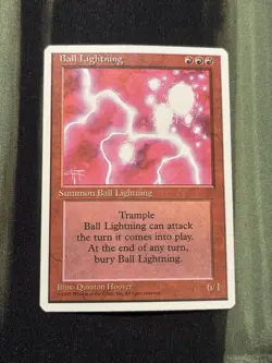 Ball Lightning MTG 4th - Fourth Edition - White Border - NM - Image 1