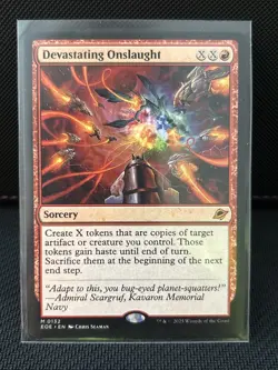 Devastating Onslaught - Edge of Eternities EOE - 0132 - MTG Magic - Image 1