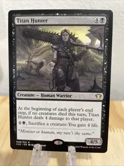 MTG Titan Hunter Regular #048/322 Commander 2020 Rare C20 NM/M - Image 1