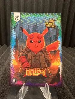 Hellboy (Pikachu) #114 - Wave Holo - Electric Pikachu Cosplay - Pokemon - Image 1