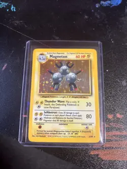 Pokemon TCG Magneton Base Set Holo - Image 1
