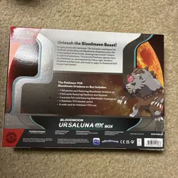 Pokemon TCG: Bloodmoon Ursaluna Ex Box *SEALED* 2024~4 Booster Packs, 3 Promos - Image 2
