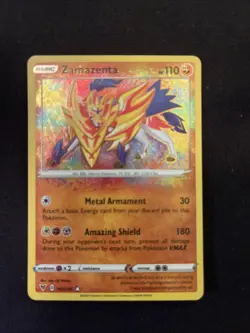 Pokemon TCG - Zamazenta Amazing Rare - Vivid Voltage - 102/185 - Freshly Pulled. - Image 1