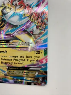 ULTRA RARE Mega M Ampharos EX 28/98 XY Ancient Origins Pokemon TCG Holo Foil LP+ - Image 4