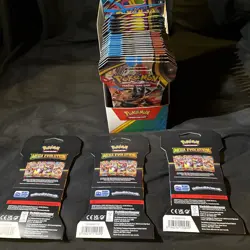Mega Evolution Sleeved Booster Pack Sealed Pokemon 24 Packs with display - Image 3