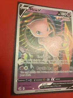 Mew V 113/264 2022 Pokemon World Championships Fusion Strike NM - Image 2