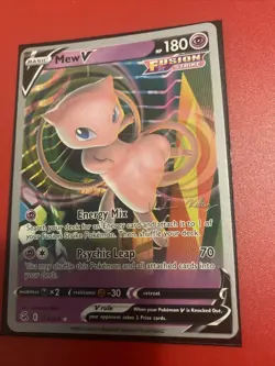 Mew V 113/264 2022 Pokemon World Championships Fusion Strike NM - Image 3