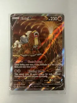 Entei v Crown Zenith Galarian Gallery Holo Ultra Rare Pokemon TCG GG36/GG70 NM - Image 1