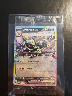 Pokemon Prismatic Evolutions Umbreon SEALED Stamped Surprise Box Promo 060/131 - Image 1