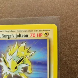 Lt. Surge's Jolteon - Pokemon Gym Challenge 028/132 Rare - Image 3