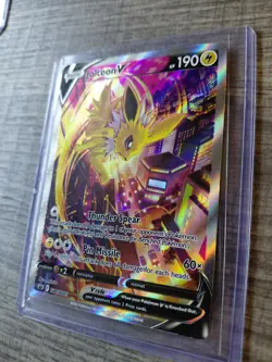 Jolteon V - SWSH183 Black Star Promo Alternate Art Pokemon - NM - Image 2