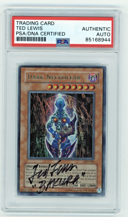 PSA Signed Ted Lewis 2003 Dark Necrofear LON-065 Ultra Rare - Image 1