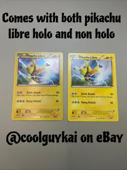 Pokemon Cards Pikachu Libre Holo And Non Holo Bundle - Image 1
