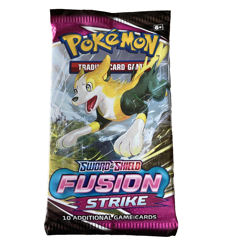 Pokemon Sword and Shield Fusion Strike 10 Card Booster Pack Sealed Free Shipping - Image 1