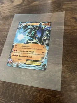 Pokemon Lucario EX Holo Ultra Rare Card 54/111 Furious Fists XY (NEAR MINT) - Image 1