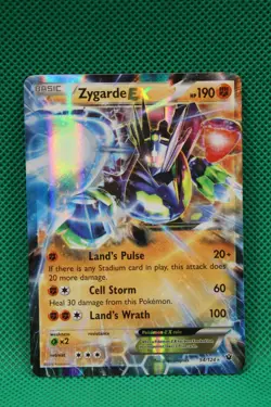 Zygarde EX - 54/124 - Pokemon Fates Collide XY Ultra Rare Card - Image 1