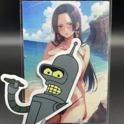 Boa Hancock One Piece Anime Waifu Card Doujin ACG Goddess Holo - Image 1