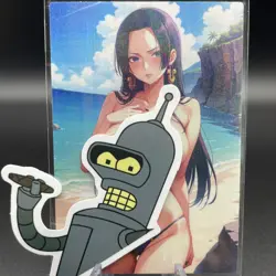 Boa Hancock One Piece Anime Waifu Card Doujin ACG Goddess Holo - Image 2