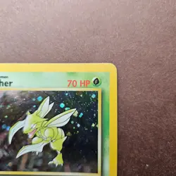 Scyther 17/130 Pokemon Base Set 2 Holo Rare Card - MP - Image 3