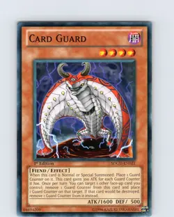 Yu-Gi-Oh TCG Card Guard SDGU-EN021 1st Edition Regular Common Card NM - Image 1