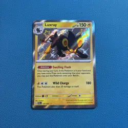 Pokemon Card Luxray 137/091 Paldean Fates Baby Shiny Rare - Image 1