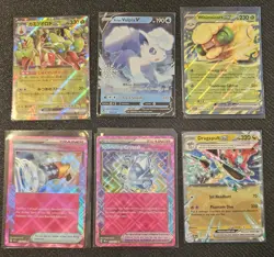EX/V/Ace Spec - 6 Mixed Pokemon Card Lot - NM - Dragapult - Vulpix - Whimsicott - Image 1