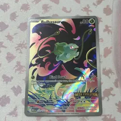 Bulbasaur 133/132 Illustration Rare STAMPED Promo Mega Evolution Pokemon Card - Image 2
