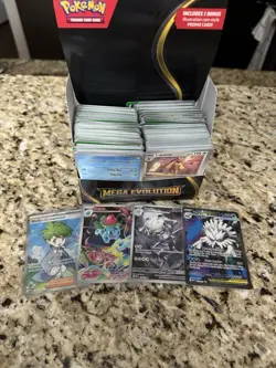 Mega Evolution Lot of 4 Hits and ~430 bulk cards - Image 1