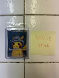 Pokemon Pikachu Van Gogh with Grey Felt Hat 085 Scarlet & Violet Promo Card #085 - Image 1