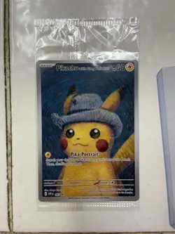 Pokemon Pikachu Van Gogh with Grey Felt Hat 085 Scarlet & Violet Promo Card #085 - Image 2